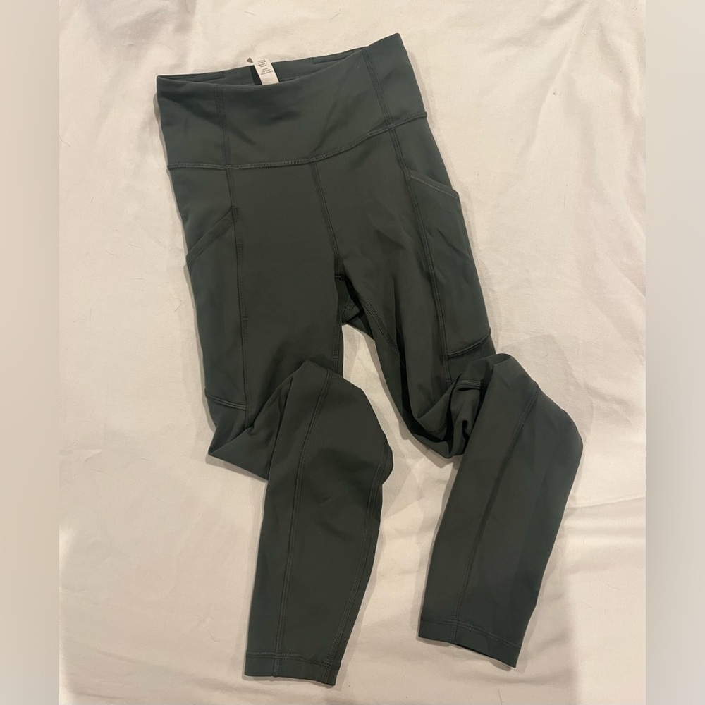Green Lululemon Leggings